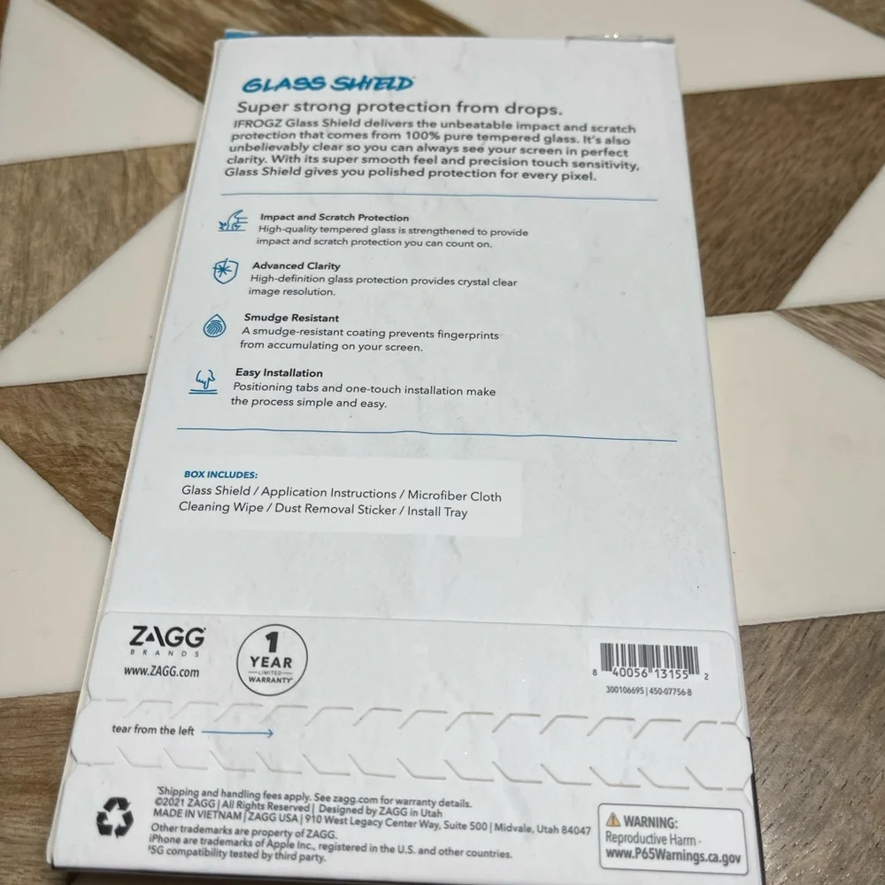 GlassShield for iPhone12/12Pro NWOT